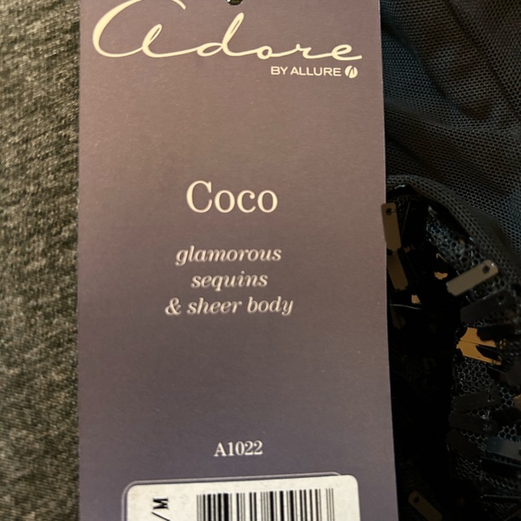 Sequin Body Suite Coco by Allure- NEVER WORN-TAGS ATTACHED - Picture 2 of 3